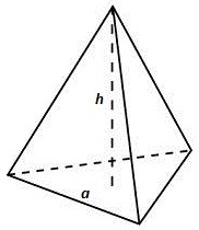 Ohiko triangular piramide